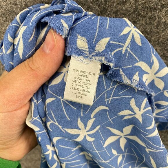 CJBanks Skirt Women 3X Plus Blue Floral Maxi Long Mid Rise Pull On Elastic Waist - Picture 8 of 9